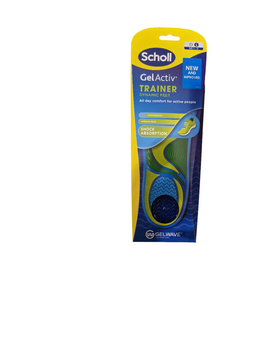 Scholl Gel Activ Trainer Insoles Large 7-12