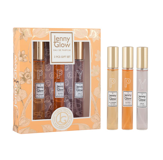 Jenny Glow 3 Pce Orange Ladies Gift Set Billionaire, Olympia, Opium 15ml Edp