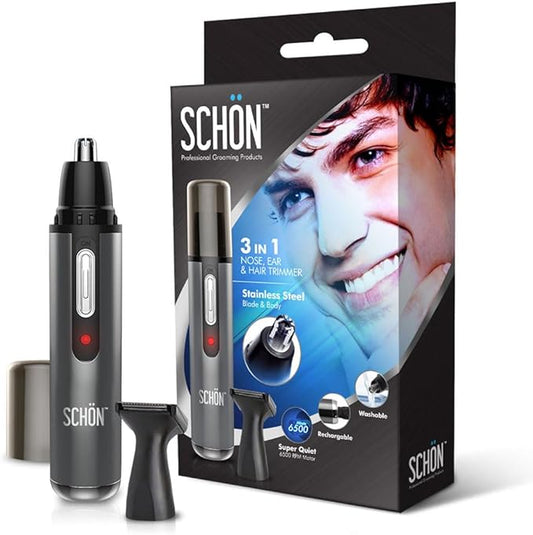 Schon 3 in 1 Rechargeable Nose And Ear Trimmer