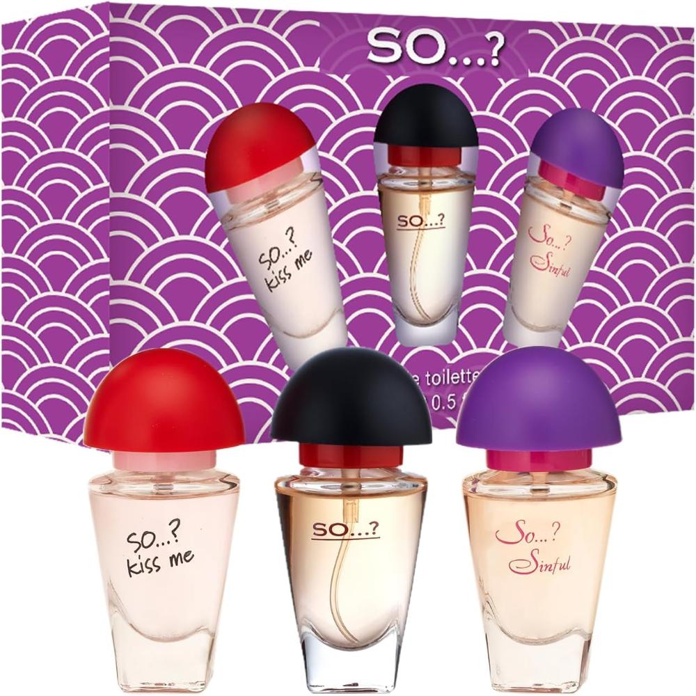 So Iconic Three For Me Gift Set 3 x 15ml EDT Original , Kiss Me and Sinful