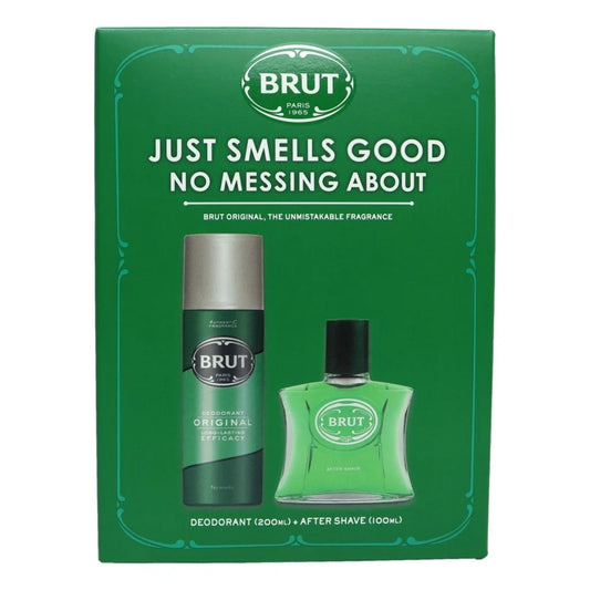 Brut Gift Set Aftershave 100ml + Deodorant 200ml