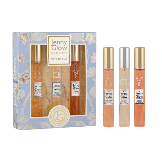 Jenny Glow 3 PCE Lilac Gift Set Blooming, Just Kloé, Liberté 15ml EDP