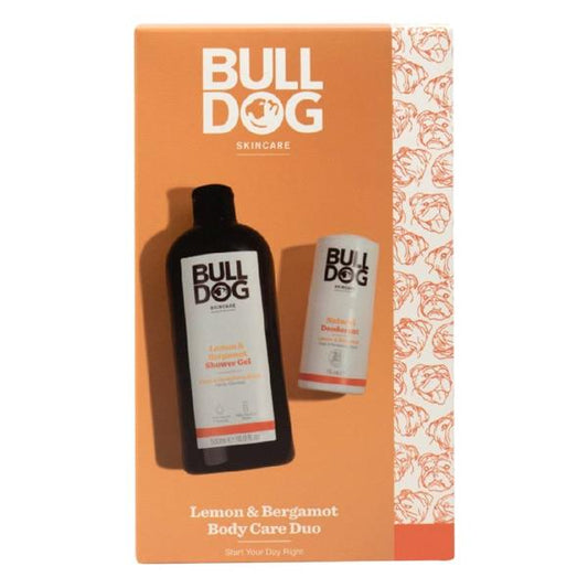 Bulldog Lemon and Bergamot Body Care Duo Gift Set