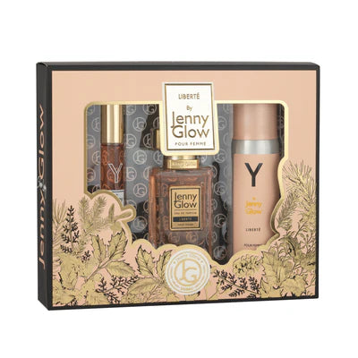 Jenny Glow Liberté 3 Piece Gift Set 15ml EDP, 30ml EDP and 50ml Body Spray