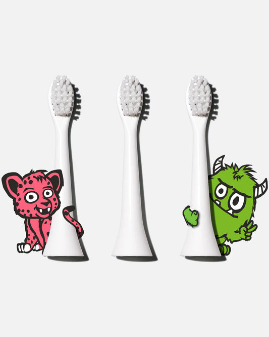 Spotlight Replacement Heads For Kids Electric Toothbrush 3 Pack