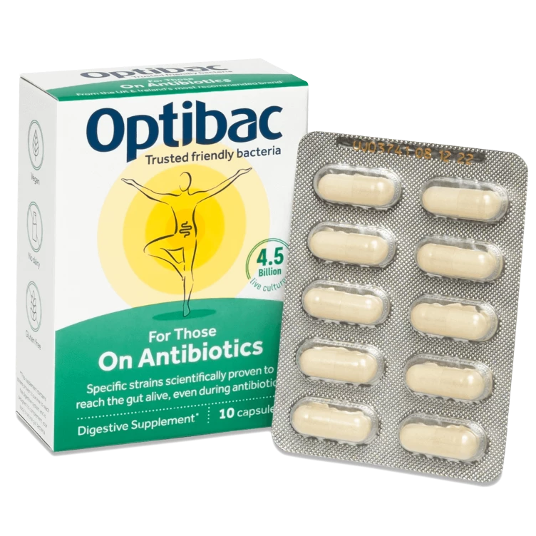 Optibac For Those On Antibiotics 10 Capsules