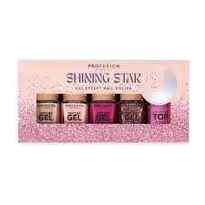 Profusion Shining Star Gel Nail Polish Set Xmas 2024