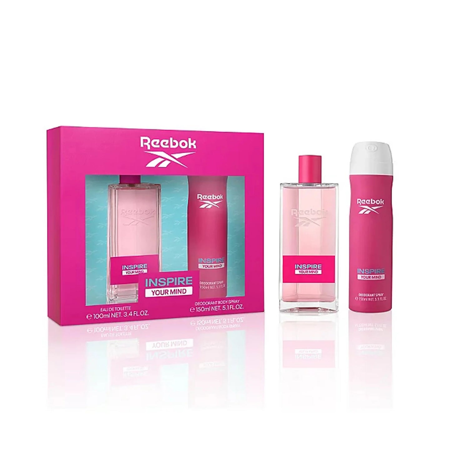 Reebok Inspire Your Mind Ladies 2 PCE Gift Set