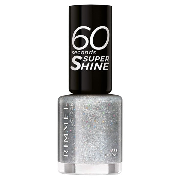 Rimmel 60 Seconds Nail Polish Extra! (Silver)