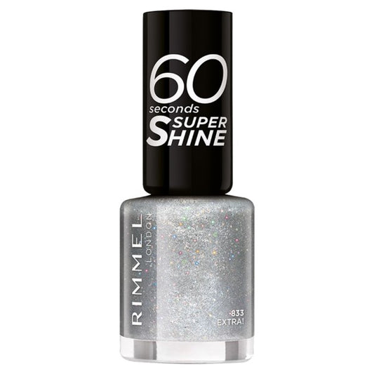 Rimmel 60 Seconds Nail Polish Extra! (Silver)