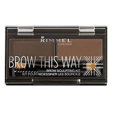 Rimmel Brow This Way Sculpting Kit 0003 Dark Brown