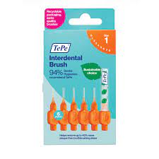 TePe Interdental Brush Size 1 Orange Box 6PK