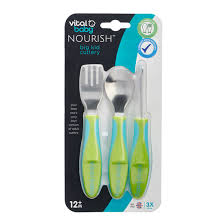 Vital Baby Big Kid Cutlery Set 3 Pack