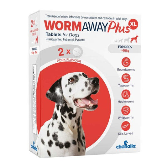 WORMAWAY XL PLUS TABS 2 PACK