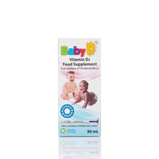 Baby D Vit D3 With Oral Dosing Syringe 30ml