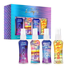 So...? Escapes Mini Body Mist 4 Piece Set