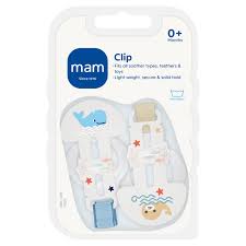 Mam Soother Clips Double Pack 1Pce