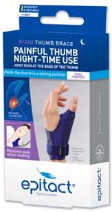 Epitact Rigid Thumb Brace Painful Thumb  Night-Time Large Right  1 Pack