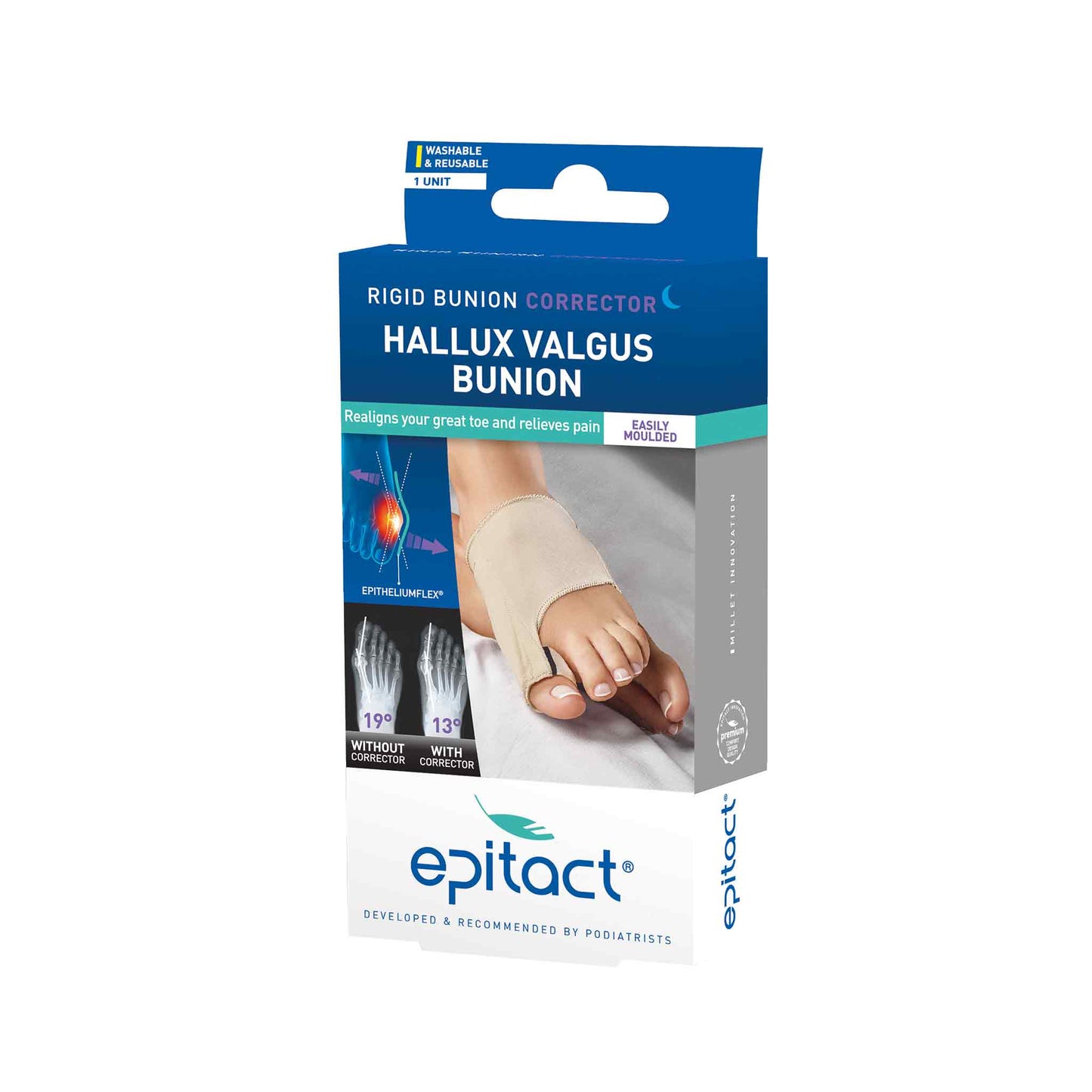 Epitact Rigid Hallux Valgus Bunion Corrector Medium 1PK