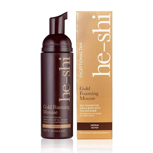 He-Shi Gold Foaming Mousse Medium 150ml