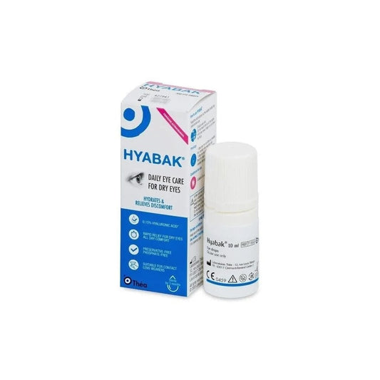 Théa Hyabak Eye Drops 10ml