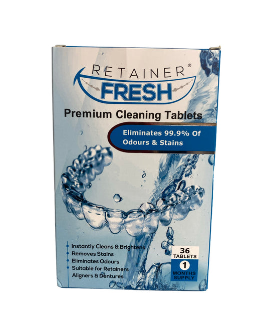 Retainer Fresh Premium Cleaning Tablets 1 Months Supply