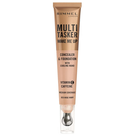 Rimmel Multi Tasker Wake Me Up Concealer & Foundation 025 Rose Ivory