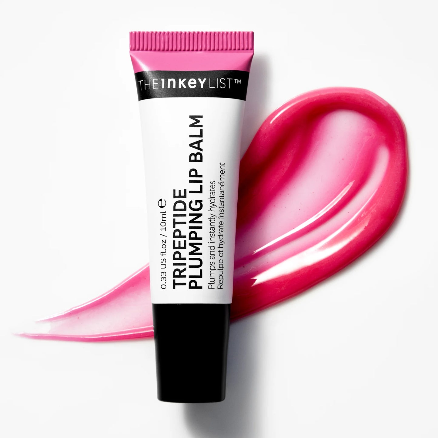 The Inkey List Tripeptide Plumping Lip Balm Pink Tint 10ml