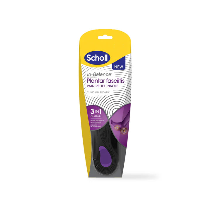 Scholl Plantar Fasciitis Pain Relief Insole Small 4.5-6.5