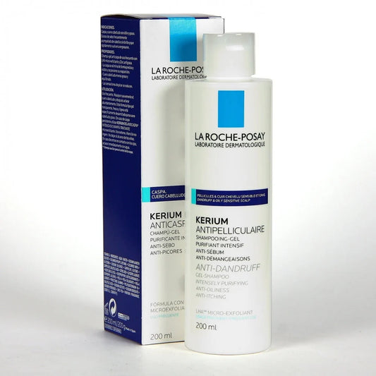 La Roche-Posay Kerium Anti-dandruff Gel Shampoo Oily Scalp 200Ml