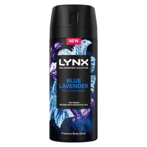 Lynx Body Spray Blue Lavender 150ml