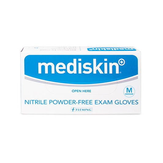 Mediskin Nitrile Powder Free Exam Gloves Medium