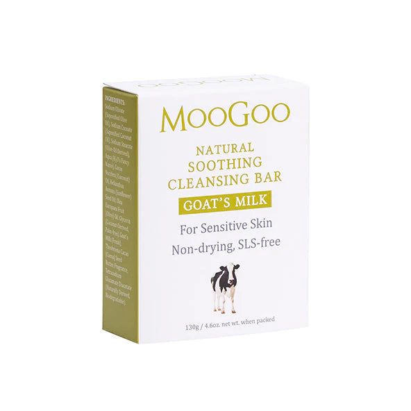 Moogo Natural Cleansing Bar Goats Milk 130G