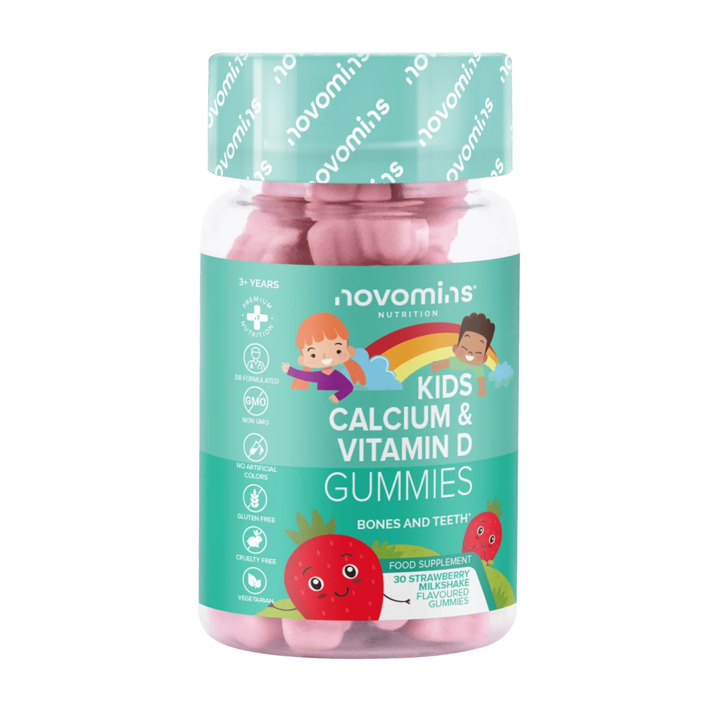 Novomins Kids Calcium & Vitamin D Gummies 30s