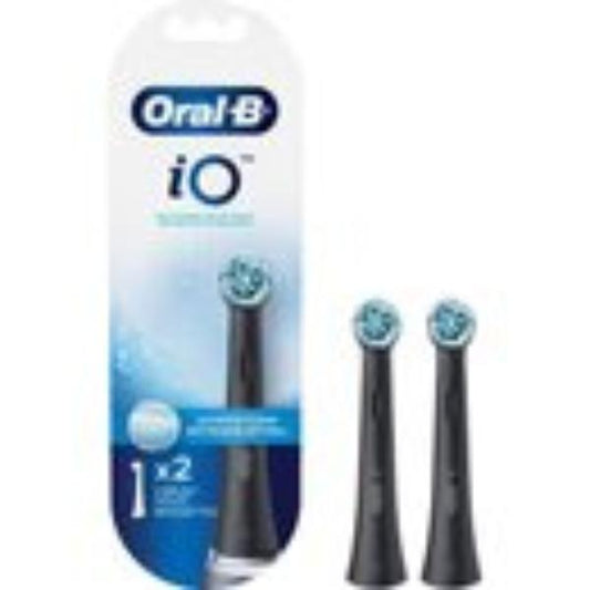 Oral-B IO Ultimate Clean Refill Heads Black 2 Pack