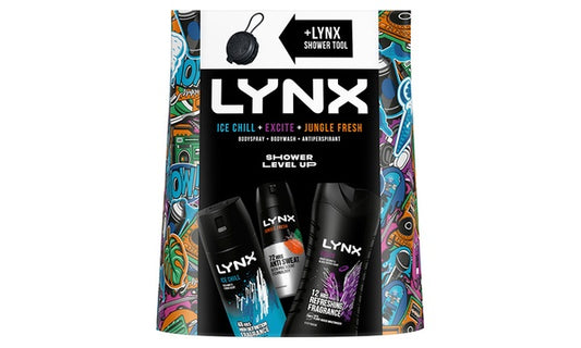 Lynx All Stars Trio Shower Tool Gift Set