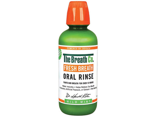 The Breath Co Mouthwash Mild Mint 500ml