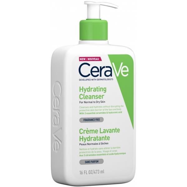 Cerave Hydrating Cleanser Pump 473Ml – Crowley’s Pharmacy