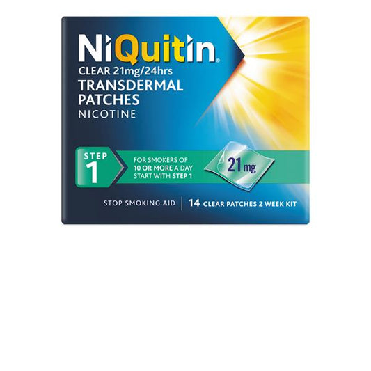 Niquitin Clear 21Mg Patches Step 1 14'S