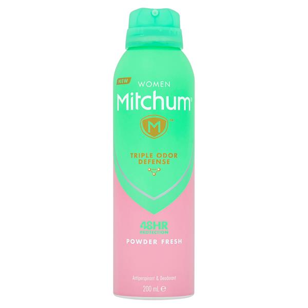 Mitchum 48Hr Powder Fresh 200Ml Spray – Crowley’s Pharmacy