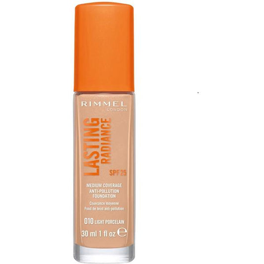 Rimmel Lasting Radiance Foundation Light Porcelain 010 30ml